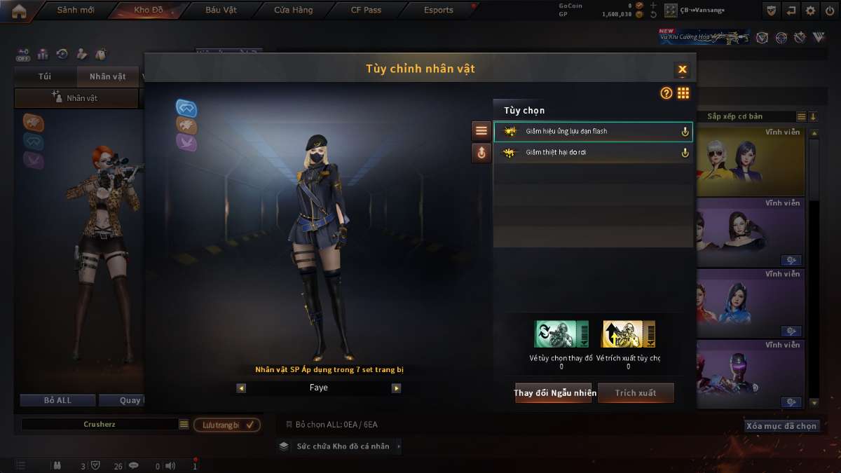 shop acc cf uy tin gia re